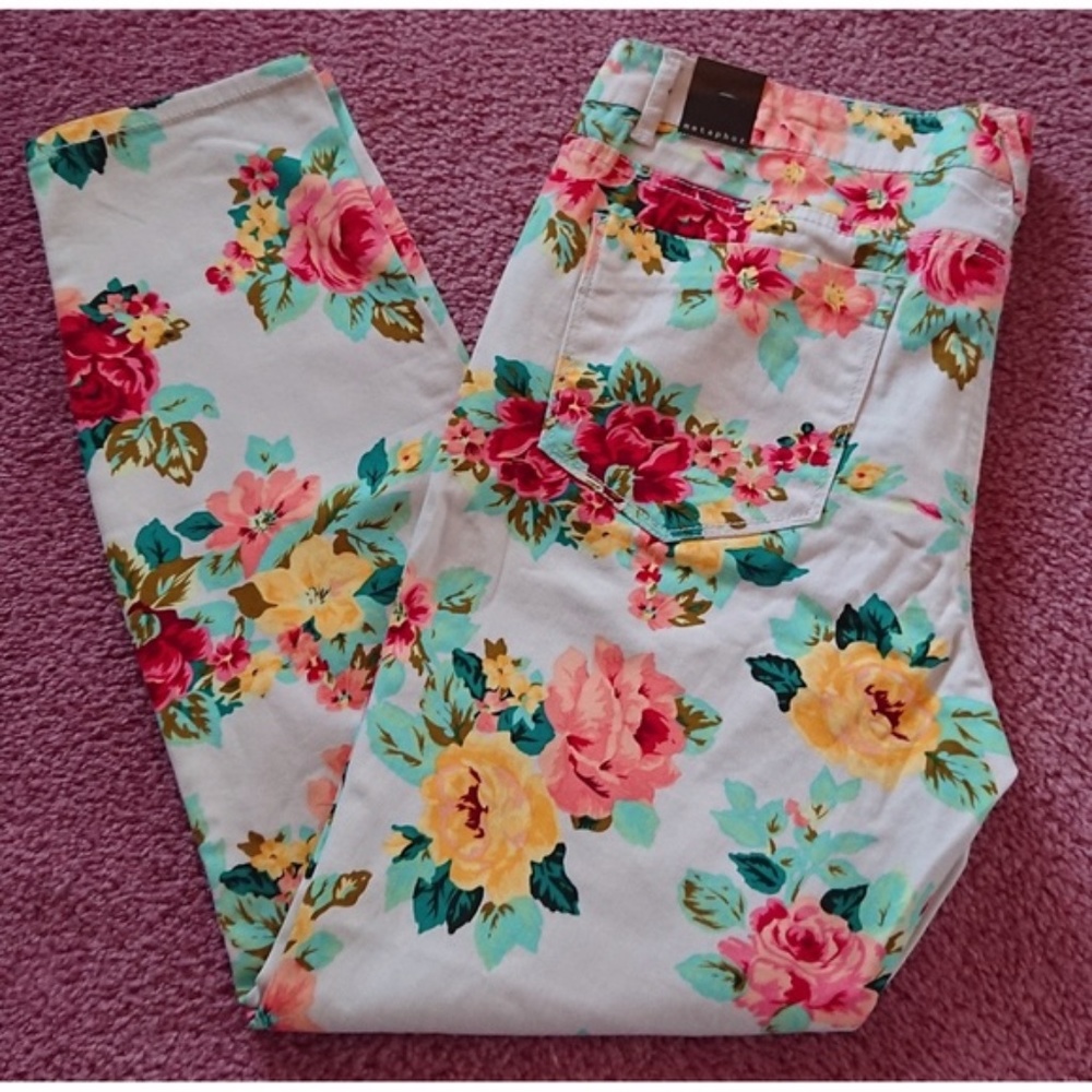 Vintage Soft Floral Metaphor Pants